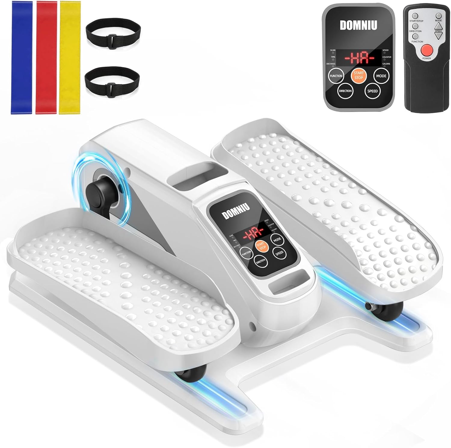 Under Desk Elliptical Machine, Electric Ellipse Leg Exerciser While Sitting for Seniors Adults, Quiet & Portable Electric Seated Pedal Exerciser with Remote Control, 15 Adjustable Speeds, 5 Auto Modes - Image 2