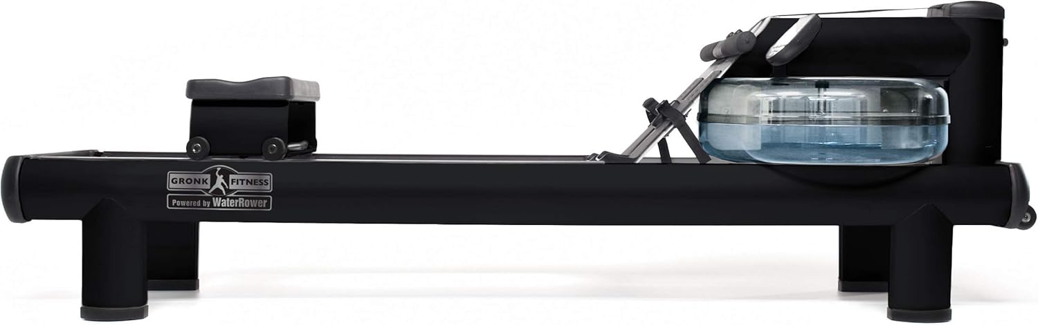 WaterRower Gronk Fitness M1 Hi Rise Water Rowing Machine with S4 BLE Monitor | Limited Edition Low Impact Cardio Workout Machine | Commercial Grade Water Rowing - Image 5