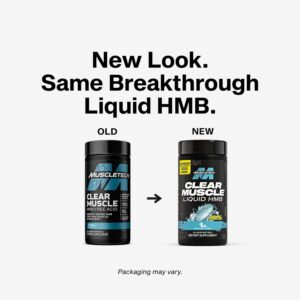 Muscletech HMB Supplements 1000mg, Clear Muscle (42 Liquid Softgels) – Highest Grade HMB for Lean Muscle & Recovery-HMB Free Acid Muscle Supplement-Help Decrease Muscle Breakdown – Packaging May Vary