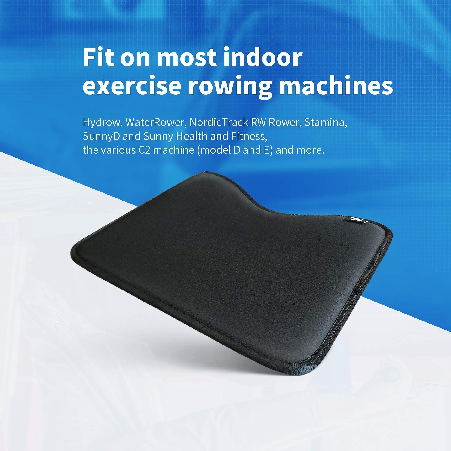 Rowing Machine Seat Cushion fits Perfectly Over Concept 2 Rower - Rower Seat Cushion Compatible with Hydrow, Concept2 and Other Row Machines - Rowing Accessories and Seat Pad - Image 8