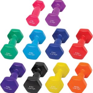 CanDo Vinyl Coated Dumbbells