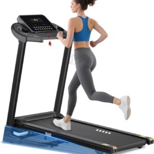 Incline Treadmill, Treadmill with 15% Auto Incline, 3.0HP, 300 lbs Capacity, Bluetooth APP, Shock Absorbing Design for Home Use