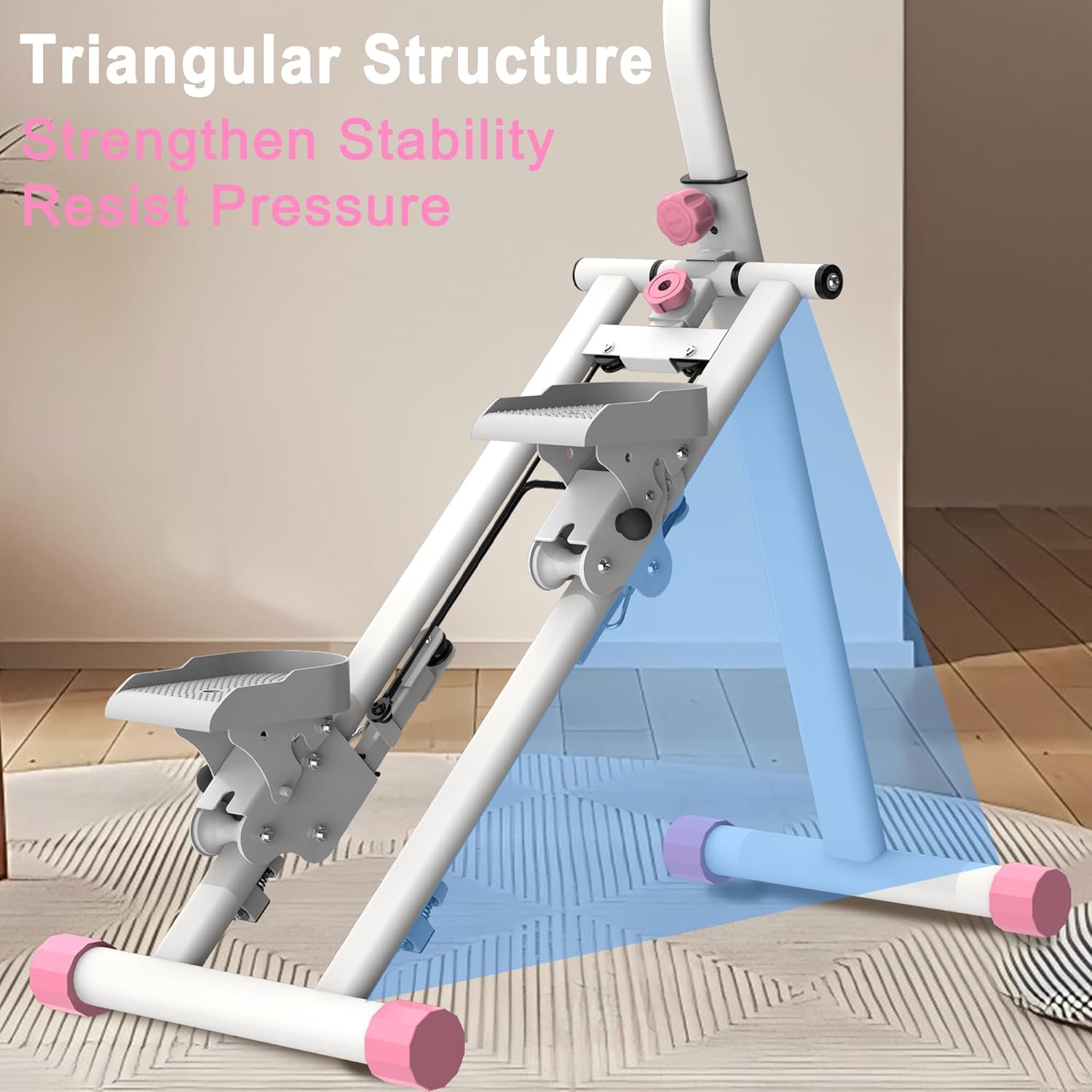 Stair Stepper for Home-Upgrade Vertical Climber Workout Machine for Full-Body Exercise Climber Fitness Equipment with Stable Frame Adjustable Handlebar - Image 4