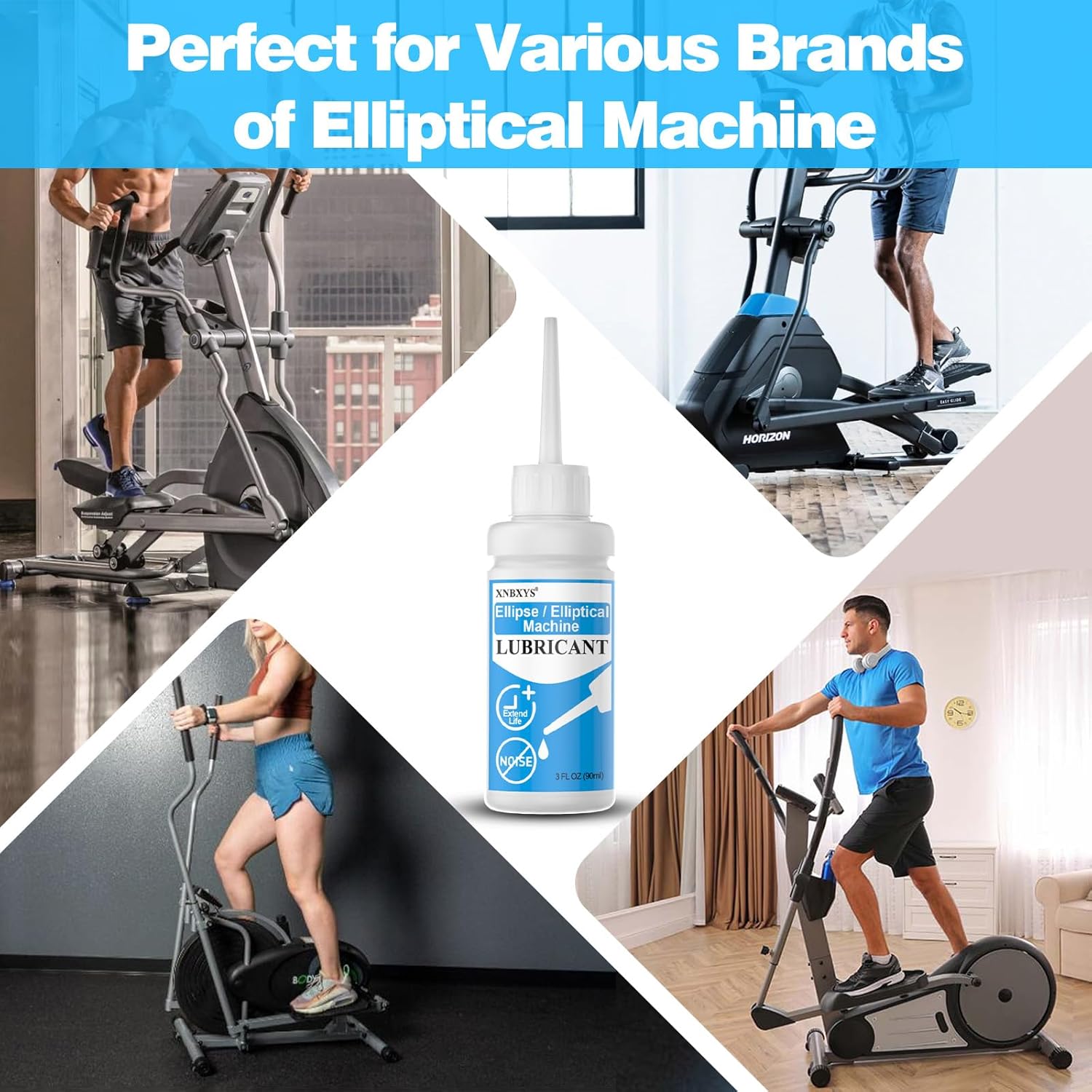 2 Pcs Elliptical Exercise Machine Lubricant, Lube Apply to Under Desk Ellipse Leg Exerciser for Home, Electric Seated Foot Pedal Exerciser, Reduce Nosie & Keep Machine Running Smoothly - Image 7