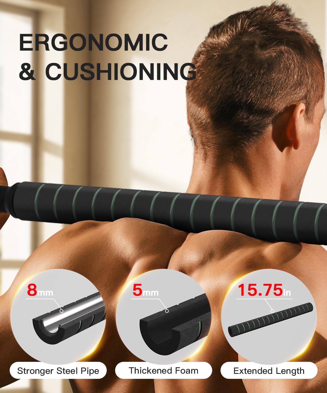 Adjustable Dumbbell Set 22/42/62LBS, 5-in-1 Free Weight Dumbbell Set Used as Dumbbell,Kettlebell,Barbell, Push-Up Stand,Weight Plate, Iron Sand Weights Set with Connector ,Fitness Exercises for Home Gym Suitable Men/Women - Image 4