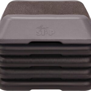The Step Adjustable High Step Aerobic Platform with 4 Risers, Home Gym Workout Equipment, Fitness Exercise Equipment Made in the USA