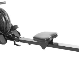 Stamina ATS Air Rower Machine with Smart Workout App – Foldable Rowing Machine with Dynamic Air Resistance for Home Gym Fitness – Up to 250 lbs Weight Capacity