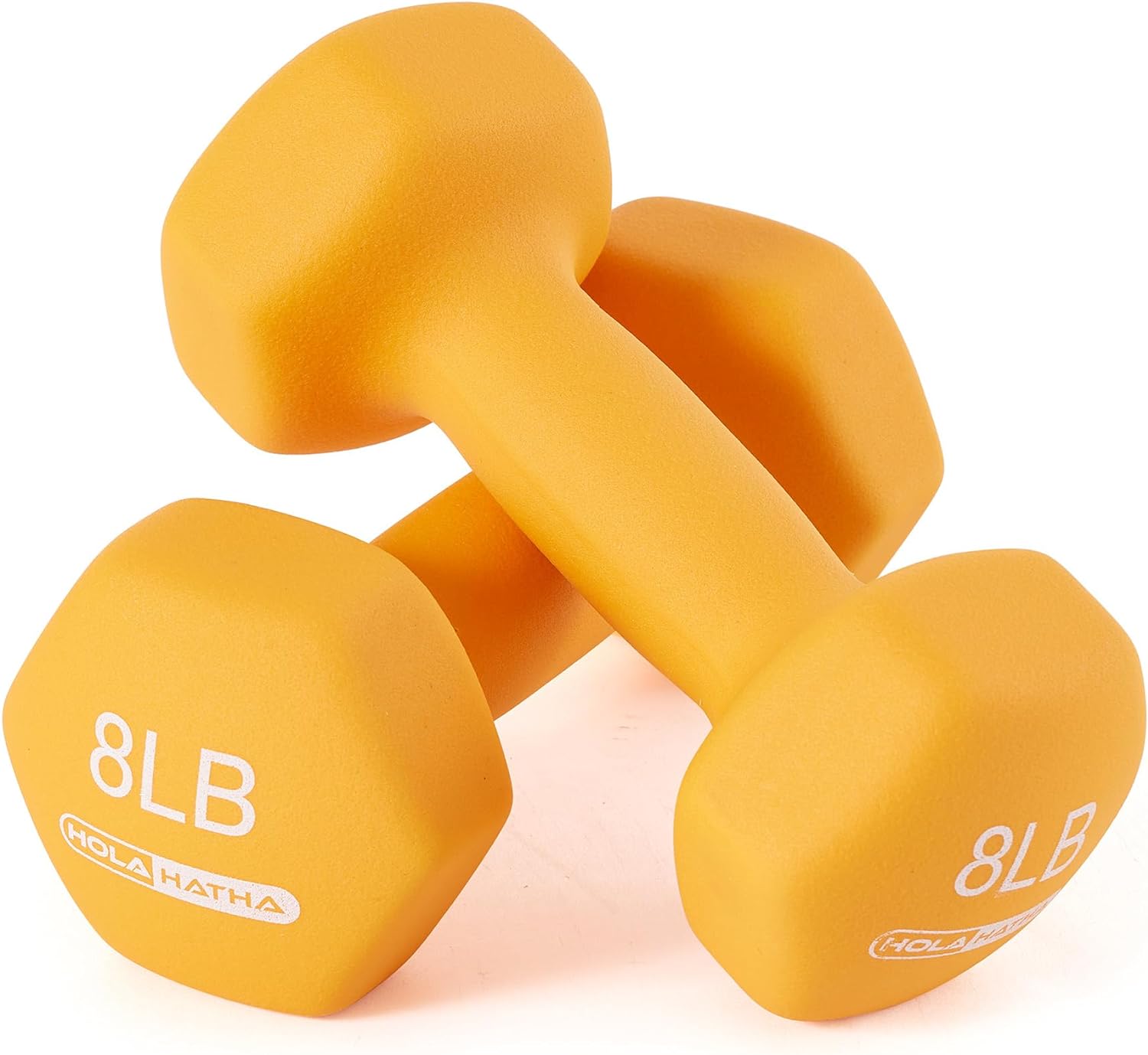HolaHatha Neoprene Dumbbell Free Hand Weight Set with Rack, Ideal for Home Exercises to Gain Tone and Definition - Image 7