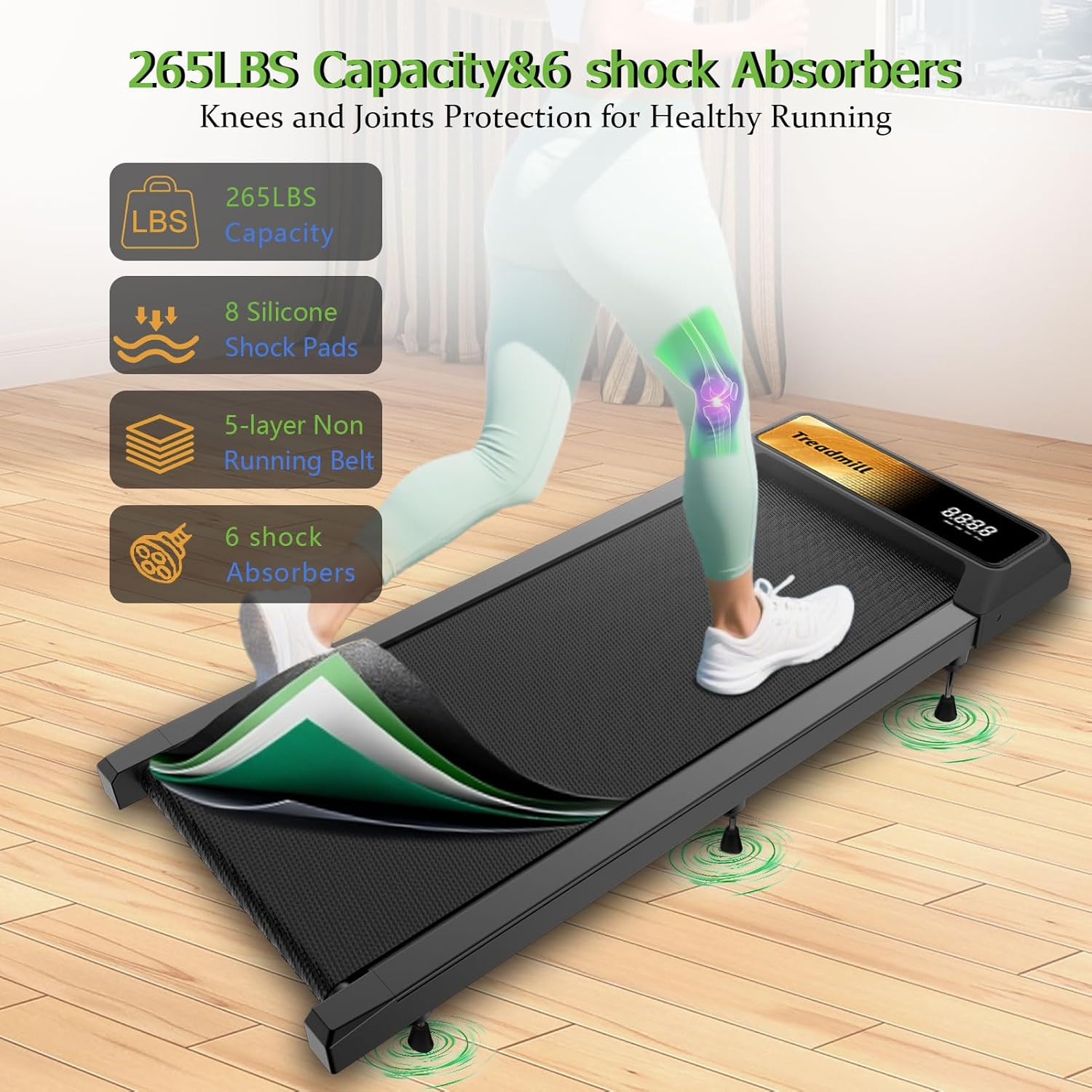 Walking Pad with Incline - Image 8