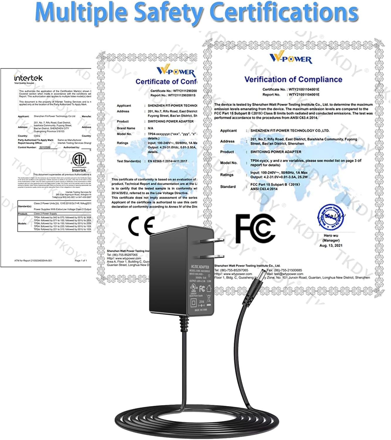 Power Supply Cord for ProForm Elliptical, 6V 2A Charger for 850 510E 480 490 500 600 LE, 390 395 475 510 EX, 400 700, for Nordictrack GX 2.7 Act Cardio Cross Trainer Elliptical Bike. - Image 5