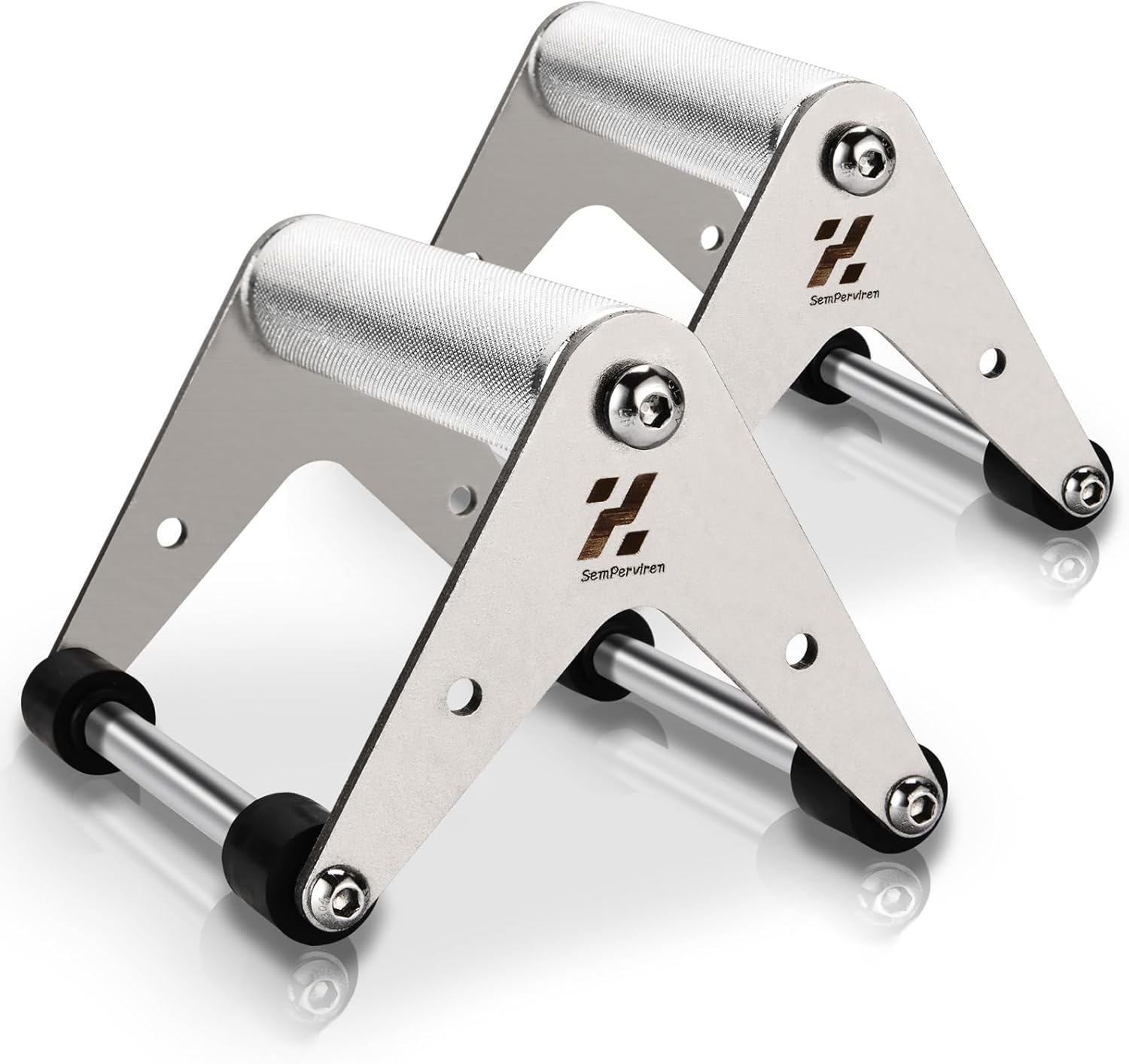 Push Up Stand, Pushup Handles for Strength Training, Heavy-duty Stainless Steel Push Up Bars Gym Exercise Equipment, Hold Up to 500lbs, 1 Pair