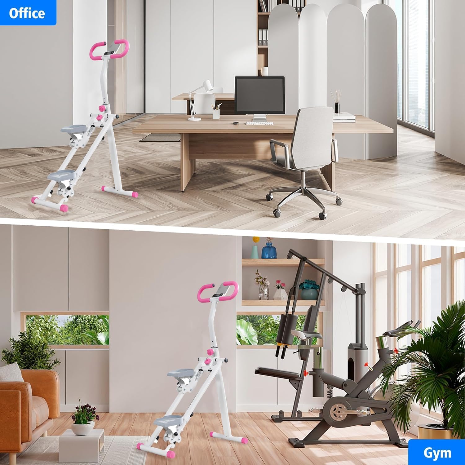 Stair Stepper for Home,Vertical Climber Workout Machine,Stair Stepper with Handlebar for Full-Body Exercise Stair Stepper with Stable Frame Adjustable Handlebar - Image 6