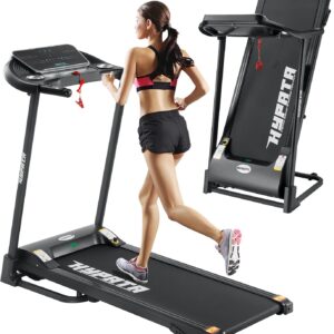 Treadmill 300 lb Capacity,Max 2.5 HP Folding Treadmills for Running and Walking Jogging Exercise with 12 Preset Programs, Easy Assembly for Home Use