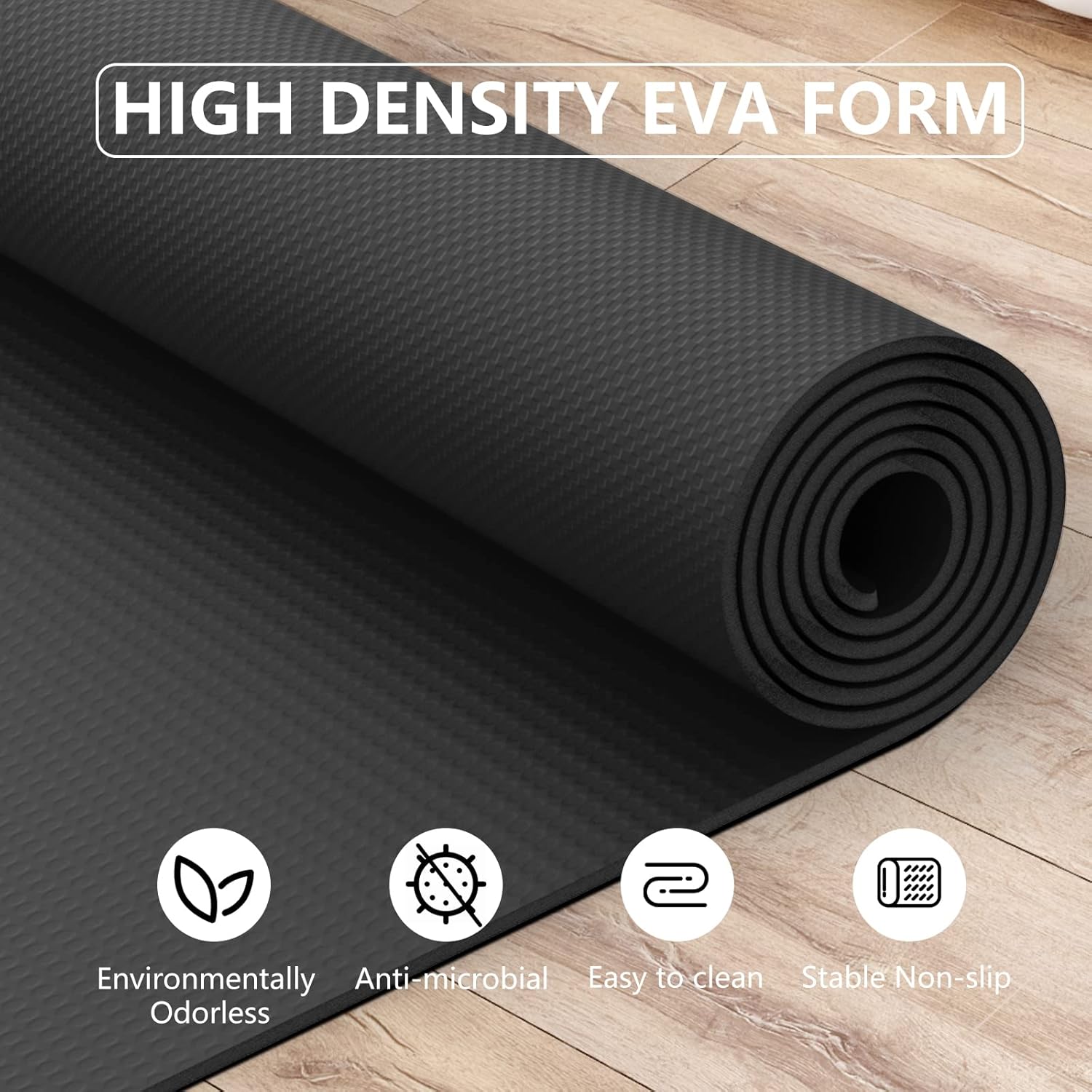 Universal Indoor Rowing Machine Mat- 8.5 x 2.3 FT Exercise Equipment Mat for Concept 2, Nordictrac, Sunny, Hydrow etc. Extra Long Non-Slip and Waterproof, Under Rower Floors Protection - Image 3