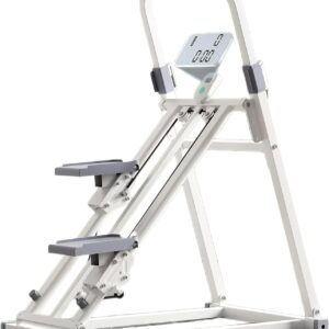 Foldable Stair Stepper Machine with Adjustable Handlebar & Step Counter – Compact Stair Climber for Home Gym, Cardio Workout Equipment, Space-Saving Step Machine for at-Home