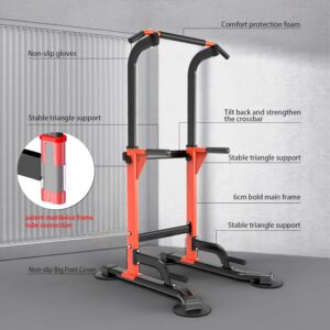 Dip Station – Home Gym Strength Training Pull-Ups Dip-Ups 330Lbs