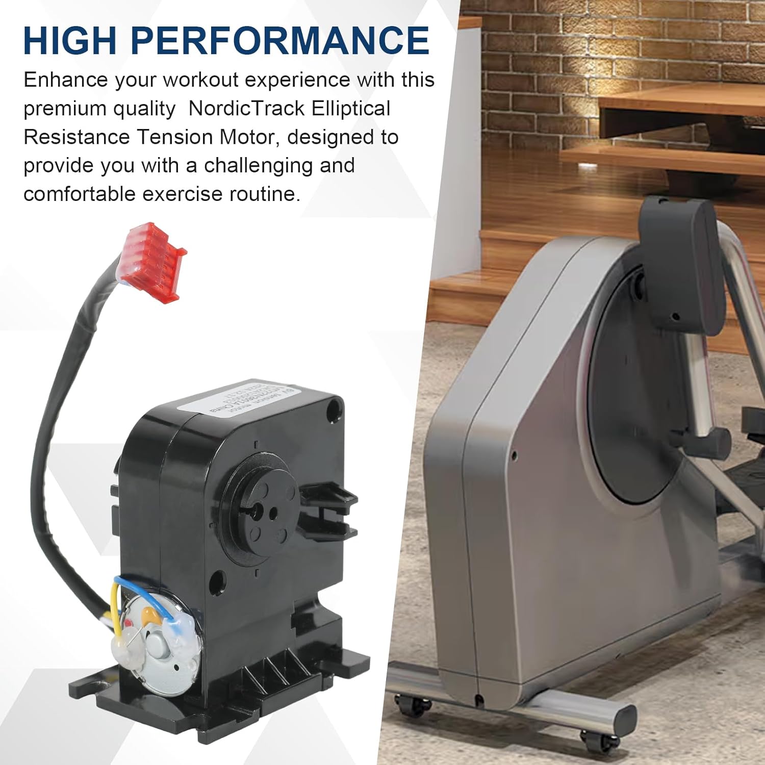 Elliptical Resistance Motor Brake Tensioner Compatible with NordicTrack CX925 Ellipticals (NEL07940) Replaces 193223 175656 182556 182851 6v - Image 5