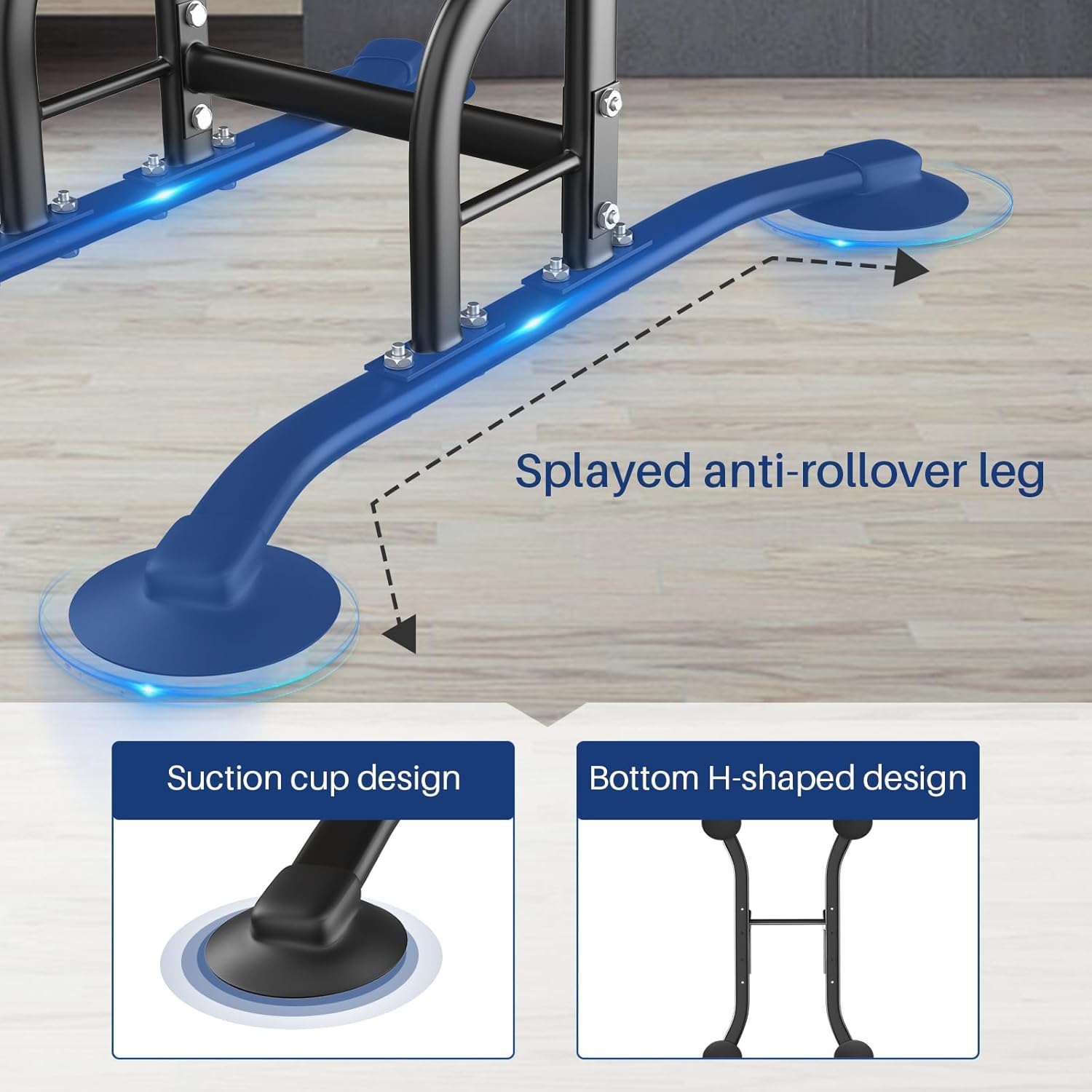 BangTong&Li Power Tower, Pull Up Bar Dip Station/Stand for Home Gym Strength Training Workout Equipment - Image 2