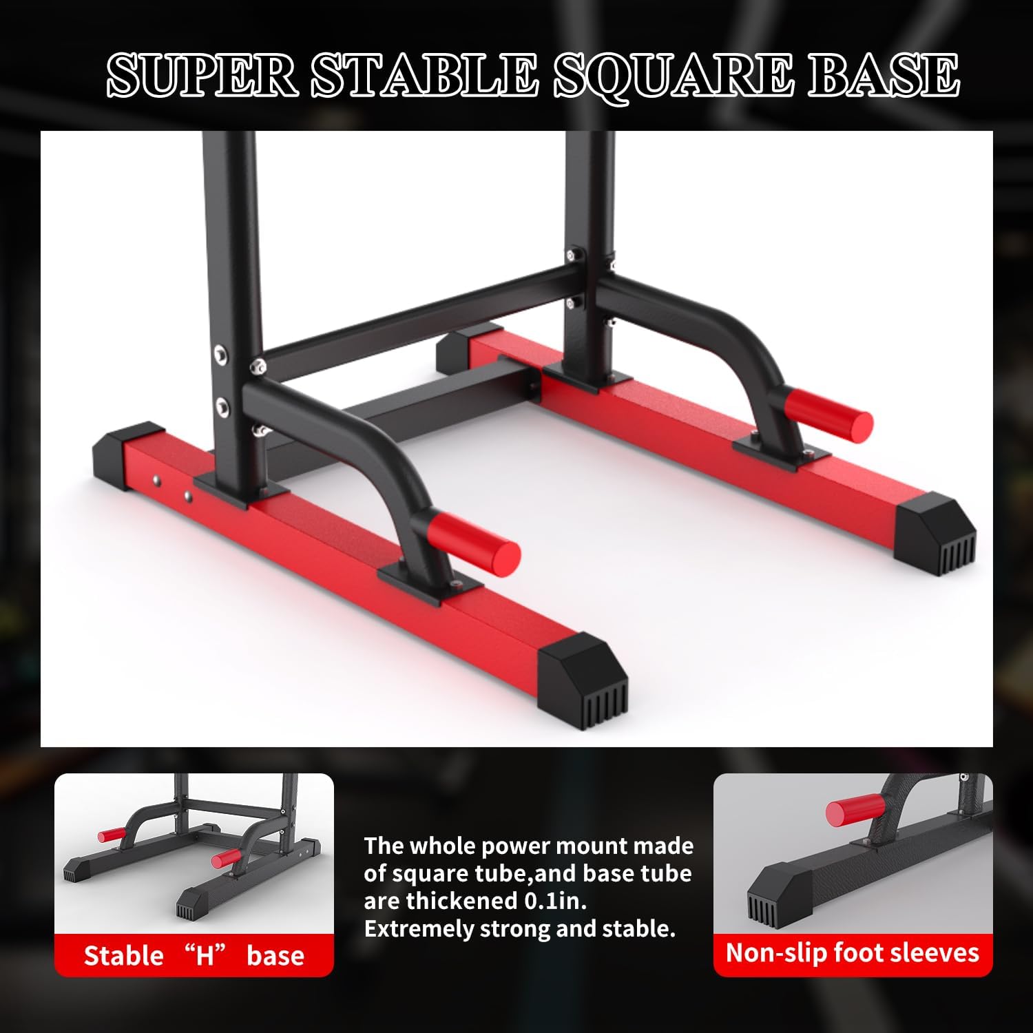 K KiNGKANG Power Tower Dip Station, Multi-Function Assistive Trainer Pull Up for Home Gym Muscle Building and Beginner Exercises,Load 450LBS - Image 5