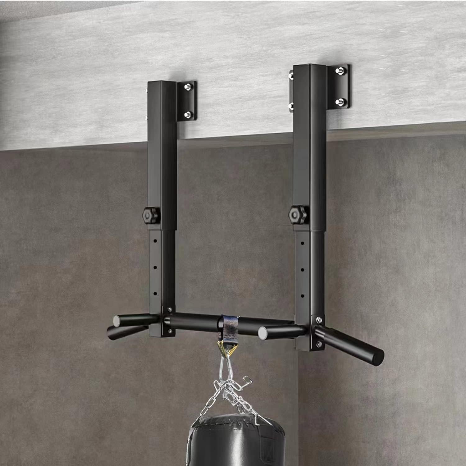 Wall Mount Pull Up Bar, Joist Mount Pull Up Bar, Beam and Rafter Mounted Chin Up Bar for Home Gym With Wood Mount and Wall Mount Screws - Image 6