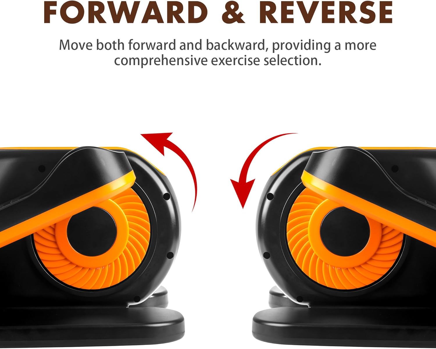 Under Desk Elliptical Machine, Electric Elliptical Training Machine w/Remote & 12 Speeds Level, Manual & Auto Mode, Elliptical Traier for Seniors Seated Pedal Exerciser for Home Office - Image 9