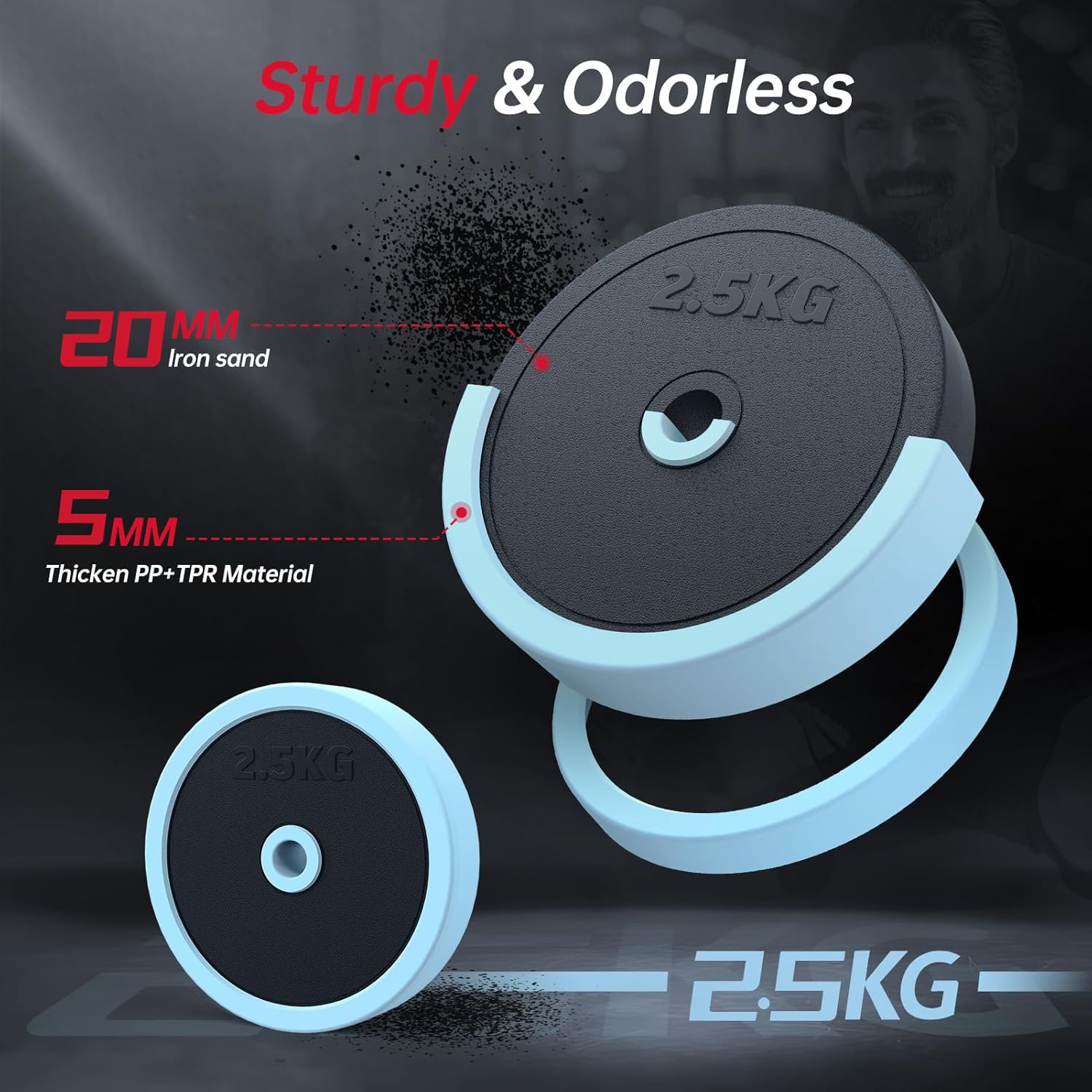 PASYOU Adjustable Dumbbells Sets, 4 in 1 Free Weight Set with Connector, Workout Weights Dumbbells Set Used as Barbell Kettlebell Push up Stand Ab Roller for Workout Gym Home Fitness - Image 5