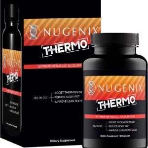 Nugenix Thermo – Thermogenic Fat Burner Supplement Pills for Men, Extreme Metabolic Accelerator, 60 Count