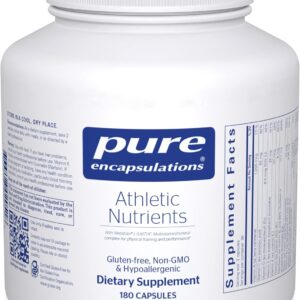 Pure Encapsulations Athletic Nutrients | Multivitamin/Mineral Complex for Exercise Performance and Training* | 180 Capsules