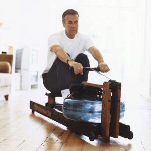 WaterRower Club Rowing Machine with S4 Monitor | USA Made Water Rower | Original Handcrafted Erg Row Machine for Home Use & Gym
