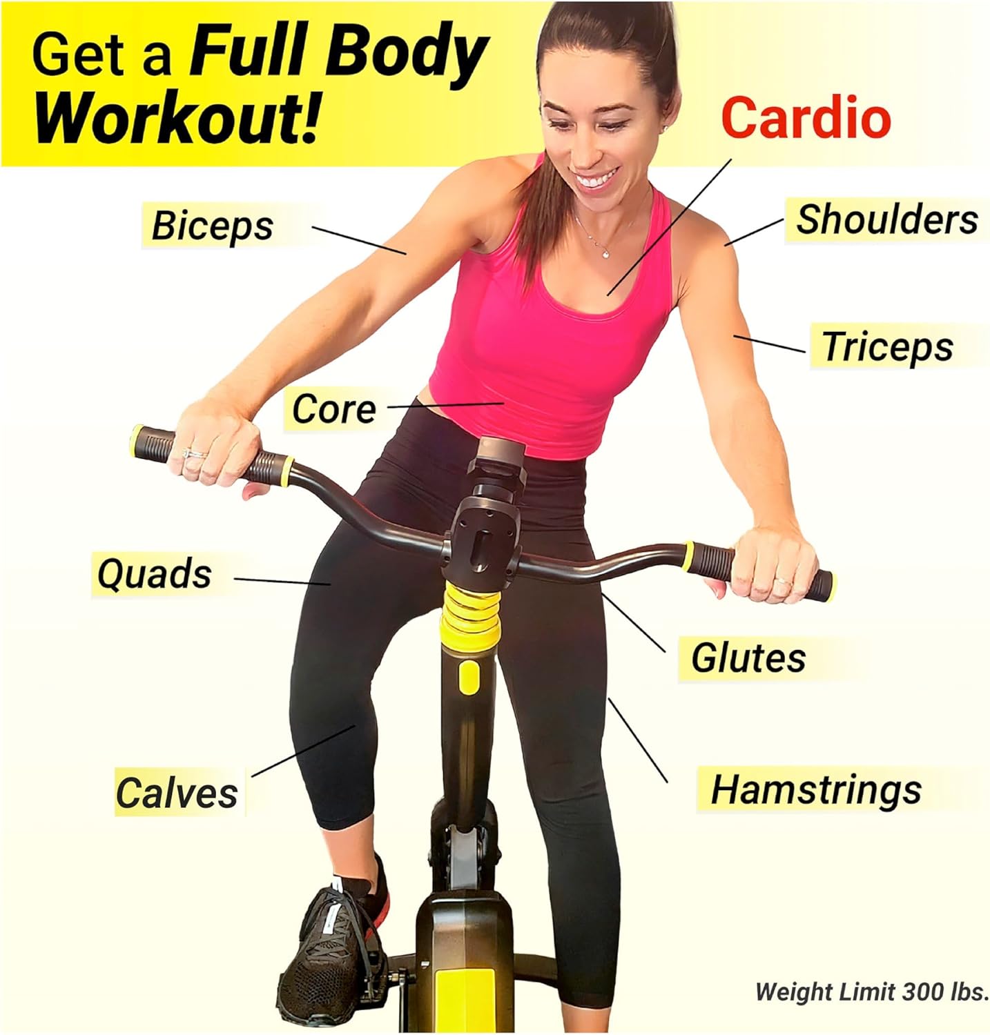 STEALTH GAME CYCLE: Full-Body Workout X-Bike, Gamified Cardio with 5 Free Games, Foldable Magnetic Cycle, Phone Holder + Free Fitness App (Optional Premium Subscription) - Image 3
