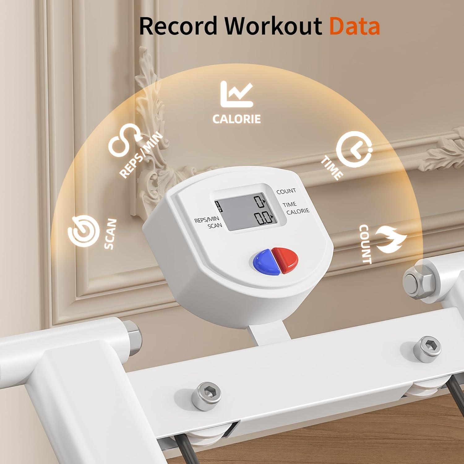 MOMODA Stair Stepper Resistance Adjustable Folding Vertical Climber Machine for Home Gym Full-Body Workout - Image 8