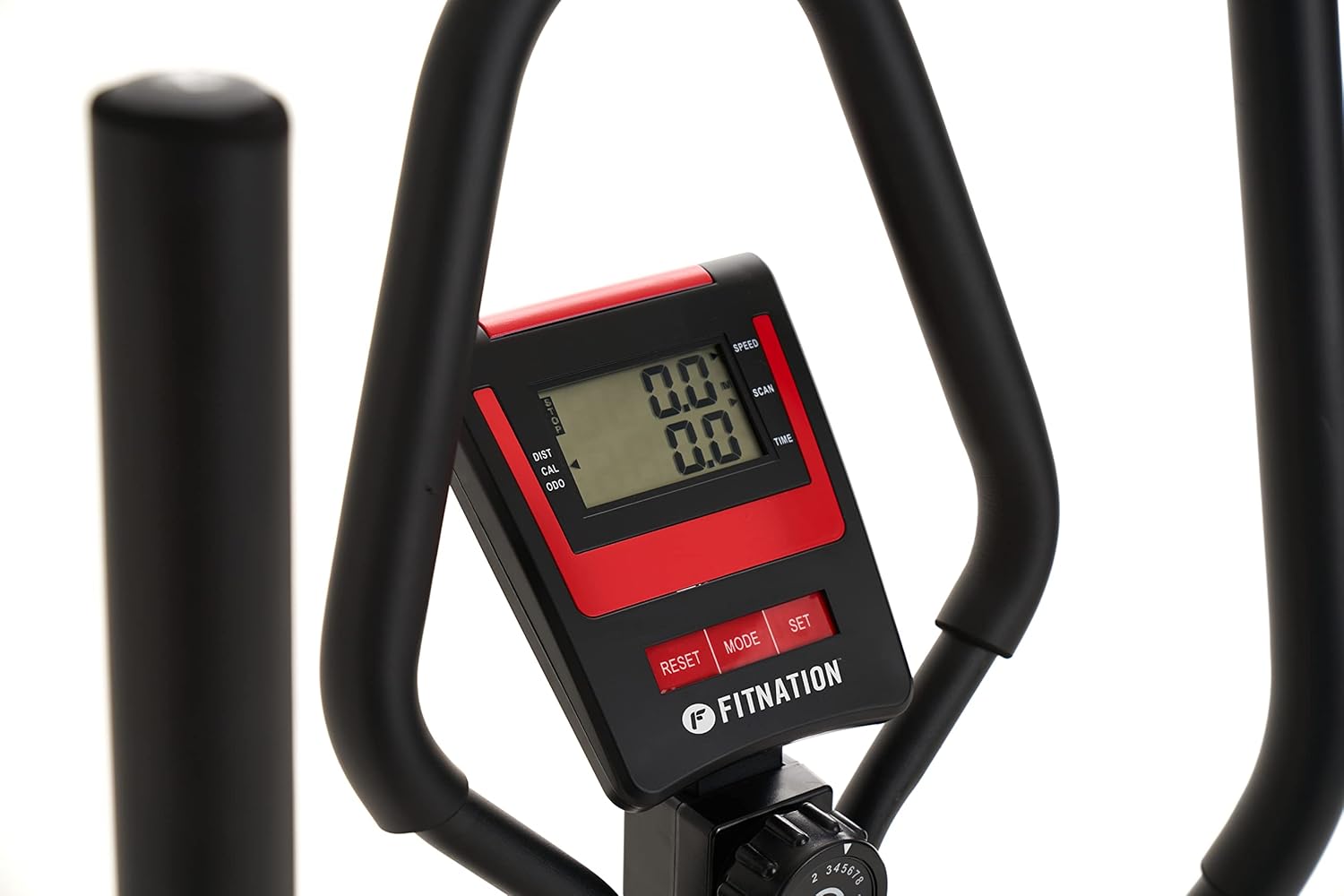 FITNATION by Echelon Flex Elliptical Trainer, red - Image 4