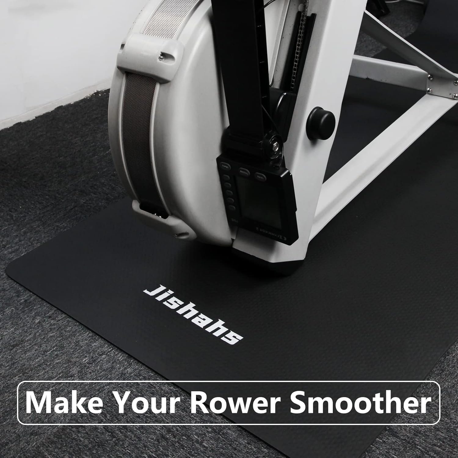 Universal Indoor Rowing Machine Mat- 8.5 x 2.3 FT Exercise Equipment Mat for Concept 2, Nordictrac, Sunny, Hydrow etc. Extra Long Non-Slip and Waterproof, Under Rower Floors Protection - Image 6