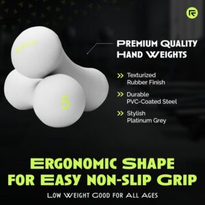Dumbbell Hand Weight (Sold in Pairs), PVC Coated, Texturized Rubber Exercise & Fitness Dumbbell for Home Gym Equipment Workouts Strength Training & Anti-Slip Free Weights for Women, Men