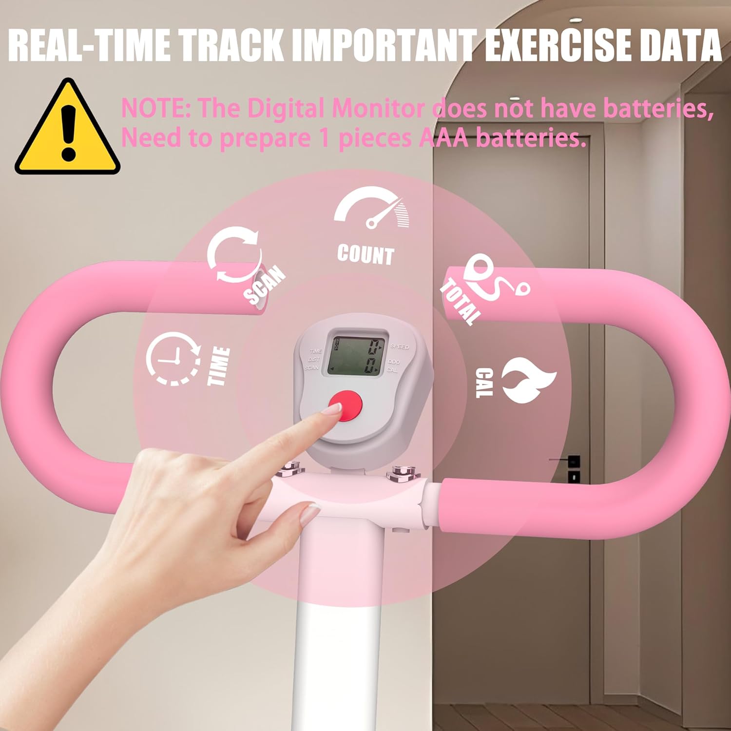 Stair Stepper for Home-Upgrade Vertical Climber Workout Machine for Full-Body Exercise Climber Fitness Equipment with Stable Frame Adjustable Handlebar - Image 7