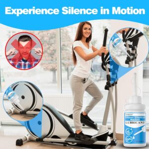 2 Pcs Elliptical Exercise Machine Lubricant, Lube Apply to Under Desk Ellipse Leg Exerciser for Home, Electric Seated Foot Pedal Exerciser, Reduce Nosie & Keep Machine Running Smoothly