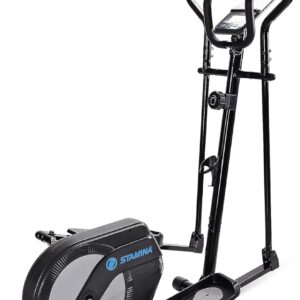 Stamina Elliptical Training Machine with Smart Workout App – Compact Standing Elliptical Machine for Home Workout – Up to 250 lbs Weight Capacity