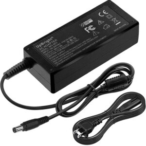 UpBright AC/DC Adapter Compatible with Life Fitness E1 E3 X1 X5 R1 Elliptical Cross-Trainer Bike E1-XXXX-0105 E3-XXXX-0105 X1-XX00-0104 X5-XX00-0104 R1-XX00-0104 8974001 Power Supply Cord Charger