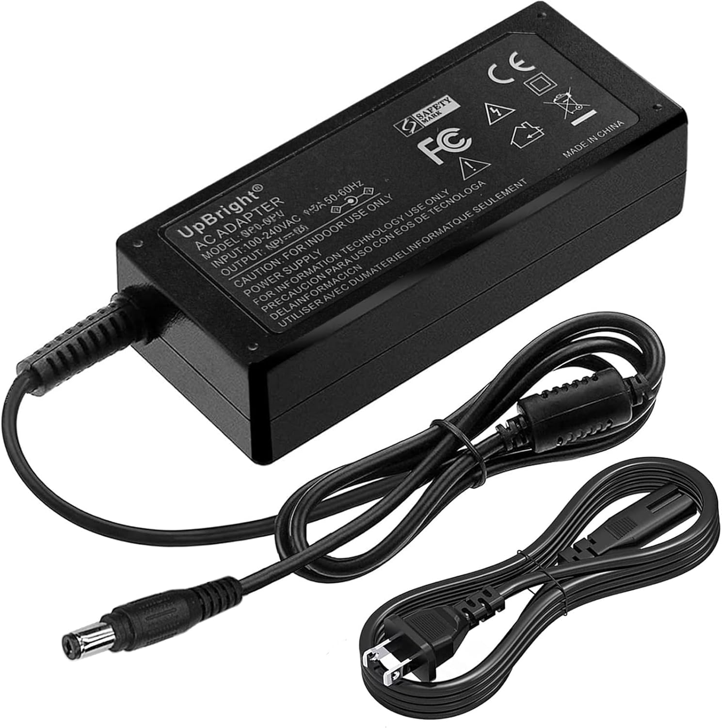 UpBright AC/DC Adapter Compatible with Life Fitness E1 E3 X1 X5 R1 Elliptical Cross-Trainer Bike E1-XXXX-0105 E3-XXXX-0105 X1-XX00-0104 X5-XX00-0104 R1-XX00-0104 8974001 Power Supply Cord Charger