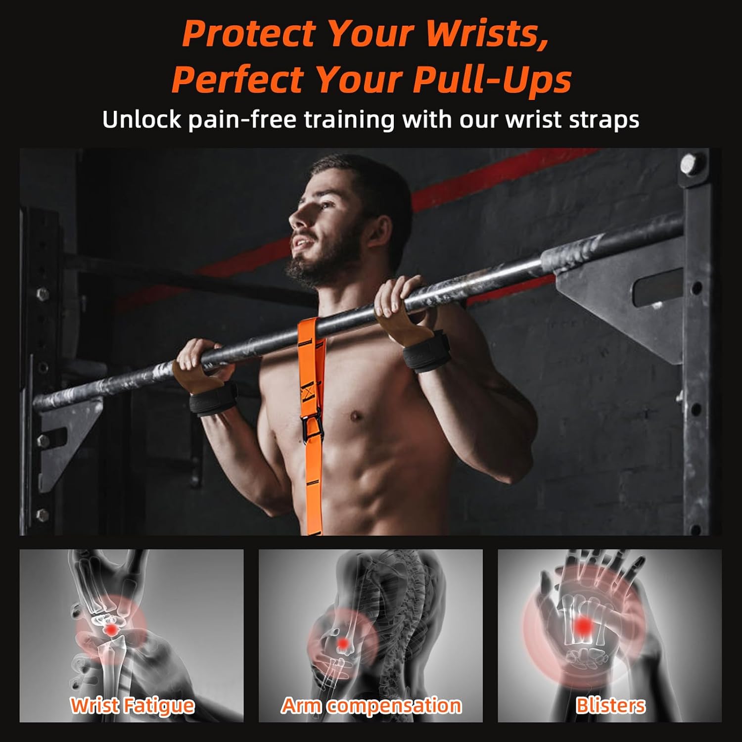 Pull Up Assistance Bands 350lbs, Adjustable Heavy Duty Resistance Band for Pull Up Bar Workout, Pullup Assist Bands with Feet Rest | Home Gym Fitness Exercise Strength Training - Image 3