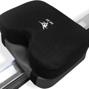Rowing Machine Seat Cushion (Model 2) for The Concept 2 Rowing Machine with Custom Memory Foam, Washable Cover, and Straps- Concept 2 Rower, Recumbent Stationary Bike, WatterRower Seat Pad
