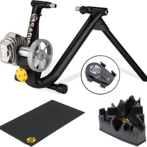 Saris Fluid2 Indoor Bike Trainer, Smart Equipped Option, Fits Road and Mountain Bikes, Compatible with Zwift App