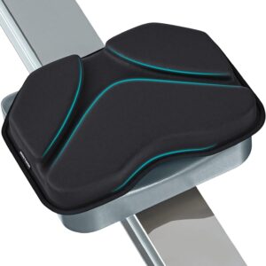 Rowing Machine Seat Cushion Compatible with Concept 2 Rower- Gel Seat Pad Also Compatible with Hydrow, Peloton and More Rowing Machines – Ideal Rower Accessories