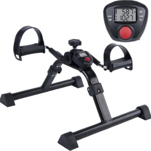 Vaunn Wrist Arm Leg Strengtheners Pedal Exerciser with Electronic Display for Indoor Exerciser and Physical Therapy