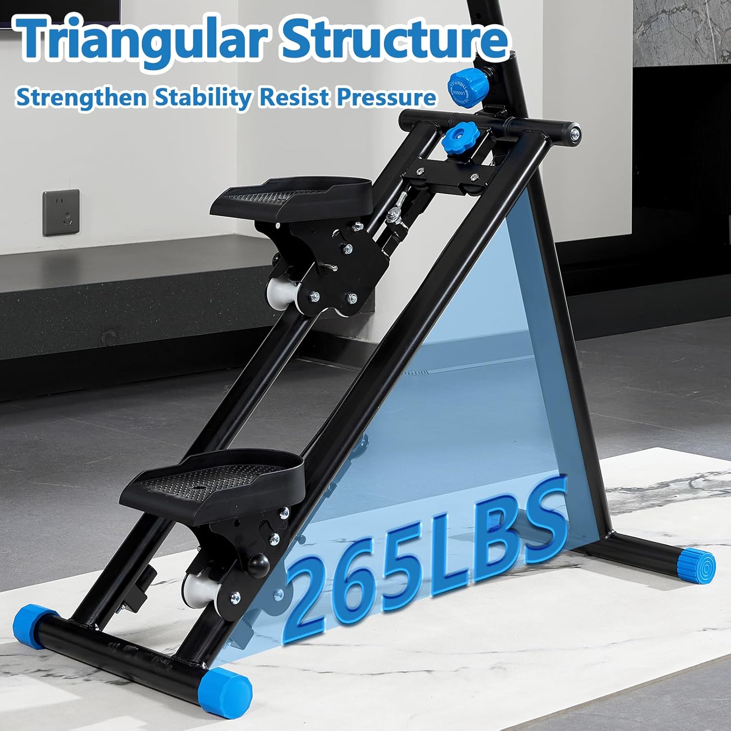 Stair Stepper for Home - Vertical Climber Workout Machine with Stable Frame, Adjustable Handlebar for Full-Body Exercise - Image 4