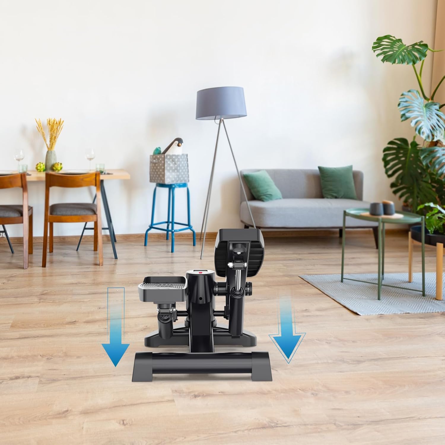 Mini Stepper Exercise Machine Under Desk, Stepper Machine 300LB Weight Limit,Mini at Home Stair Stepper No Nise,2 MM Thickness Steel Step Machine for Exercise at Home Hydraulic - Image 6