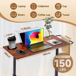 VTORY Adjustable Standing Desk for Walking Pad Treadmill, Desk for Cycling/Bike, Workstation Standing Table for Treadmills Walking Pads, Trainer Stand Table for Indoor,Attachment,Bar for Walking Pad