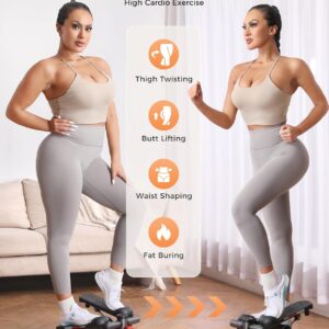 Mini Stepper with Hydraulic Fitness Stair Stepper for Home Workouts