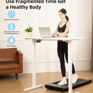 Walking Pad – Under Desk Treadmill for Home/Office, Portable with Remote Control LED Display – Ideal for Fitness Enthusiasts