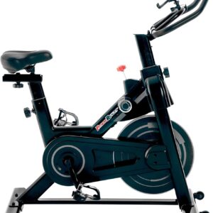 Fitness Reality Cycling Exercise Bike with Bluetooth Workout Tracking, 360° Adjustable Tablet Holder, 14 Levels Magnetic Resistance & Optional On Demand Coaching